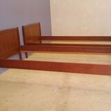 Pair of twin / Scandinavian daybay teak