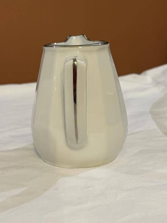 White porcelain "bistro" milk jug.