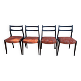 Set of 4 chairs '70