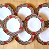HERMES Paris Collection Attelage 8 Plates