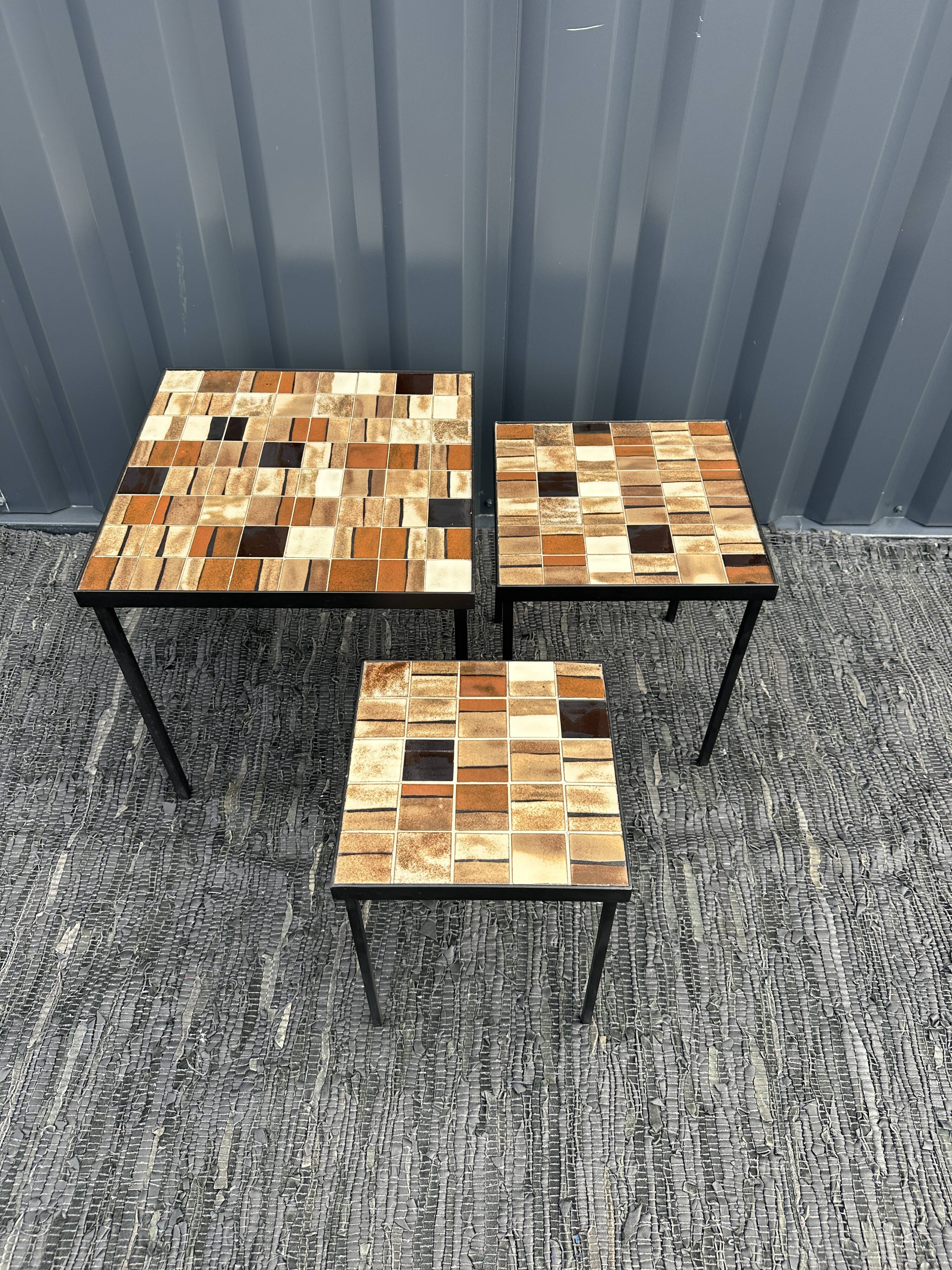 Mado jolain trio de tables basses