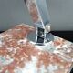 Large Desk Lamp, Chrome, Aluminum and Marble, Modernist Art Deco