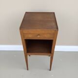 Vintage oak bedside table – circa 1950