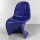 Chaise violette Verner Panton Herman Miller Fehlbaum 1971