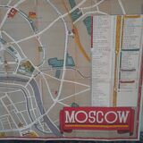 Map Map of the city of Moscow
