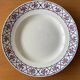 6 antique flat plates in Saint-Amand earthenware (Nord)