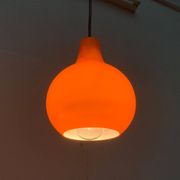 Mid-Century German Glass Pendant Lamp AH by Peill & Putzler, Set of 3