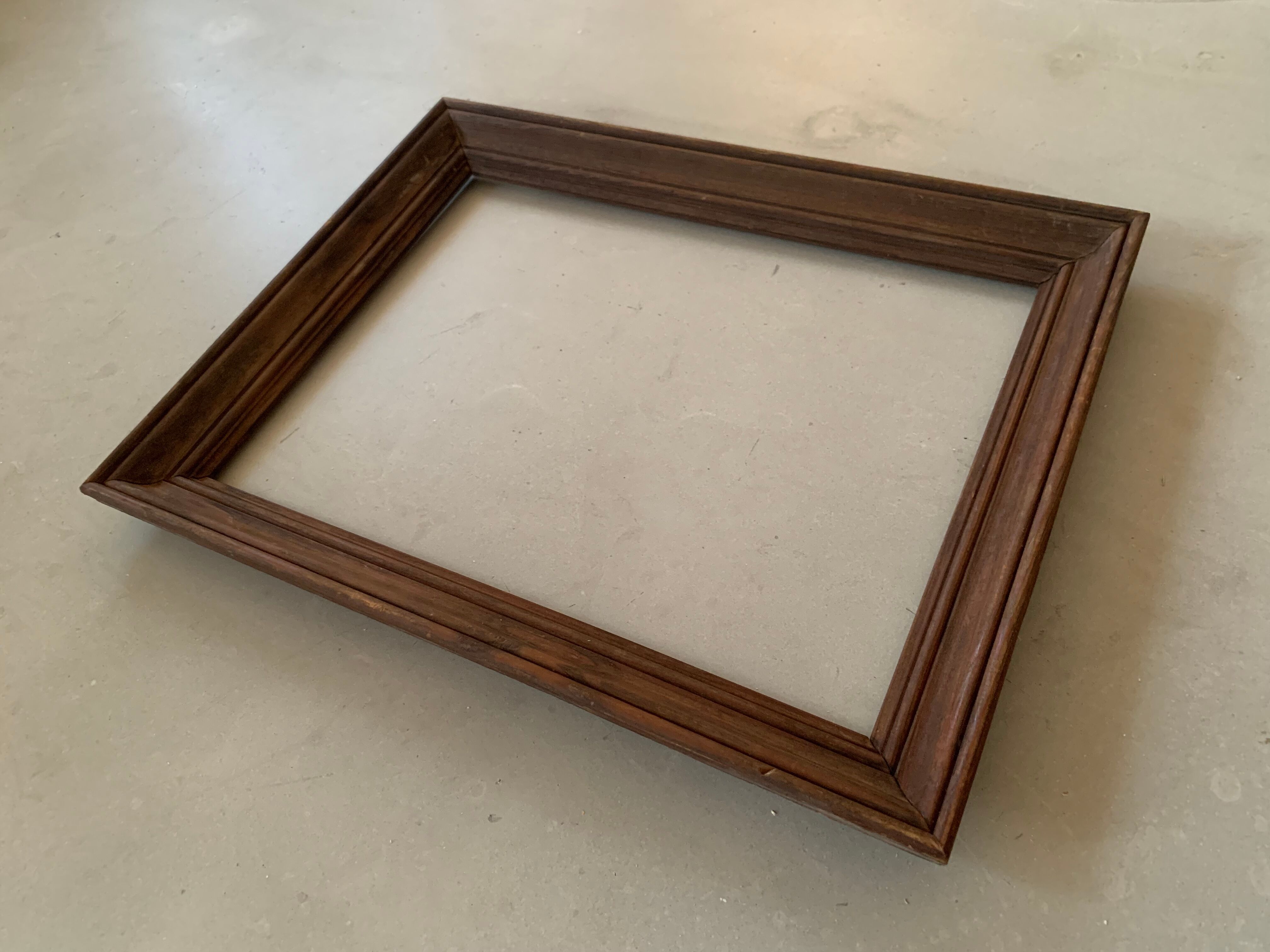 Old wooden frame 45x35cm