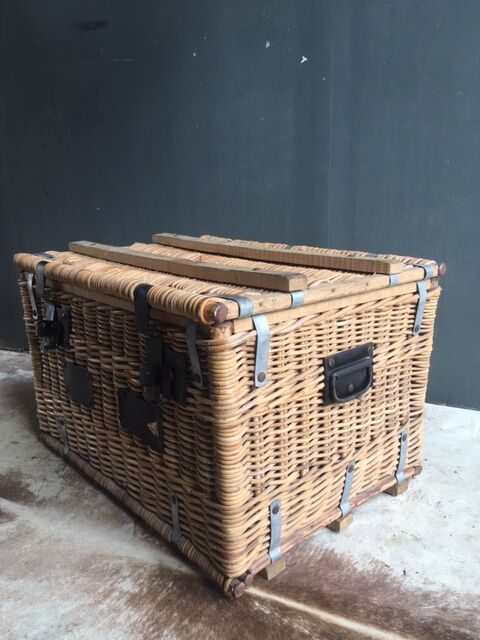 Wicker trunk 1930 Long 75cm