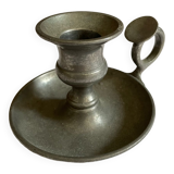 Hand port metal candle holder