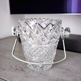 Vintage crystal ice bucket