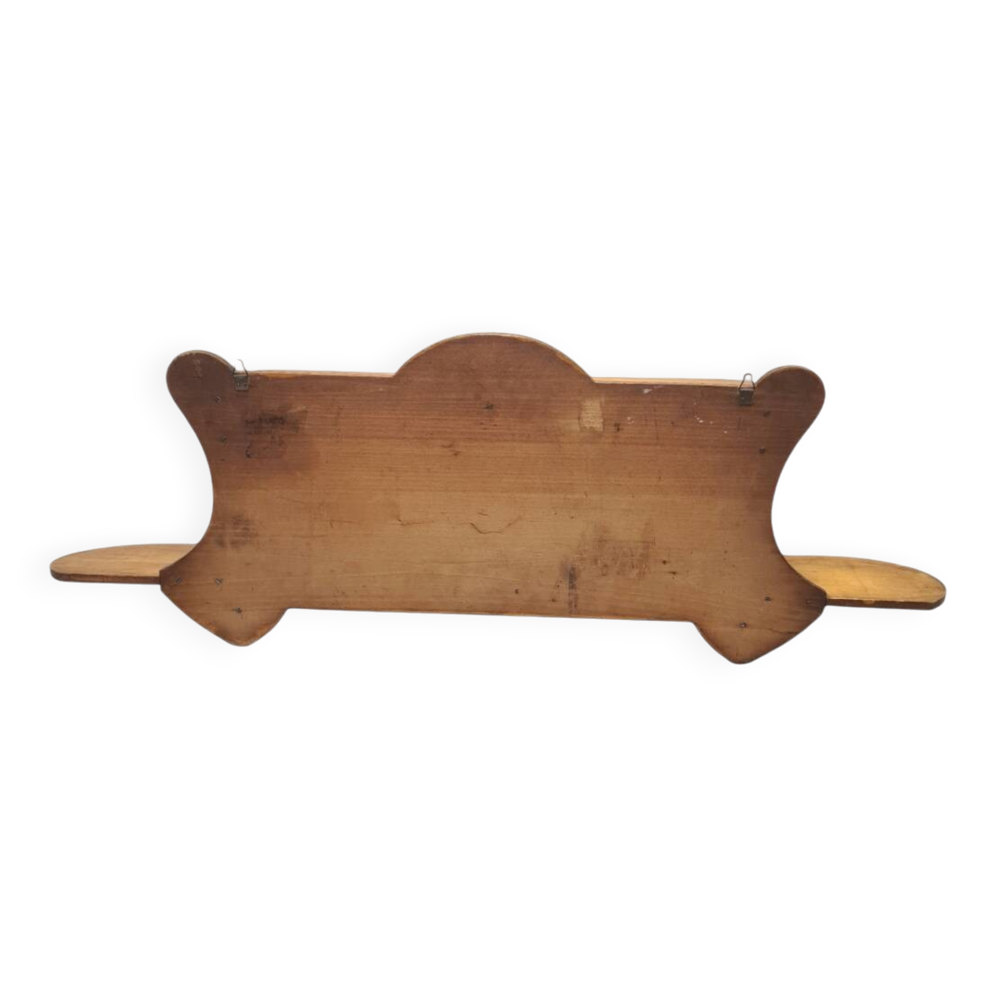 Antique Flemish Wall Tiered Stand, early 1900s