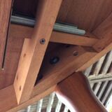 Vintage dining expandable room table