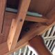 Vintage dining expandable room table