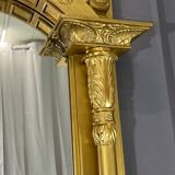Mirror 212x101 cm empire era early nineteenth, gilding with gold leaf very good condition