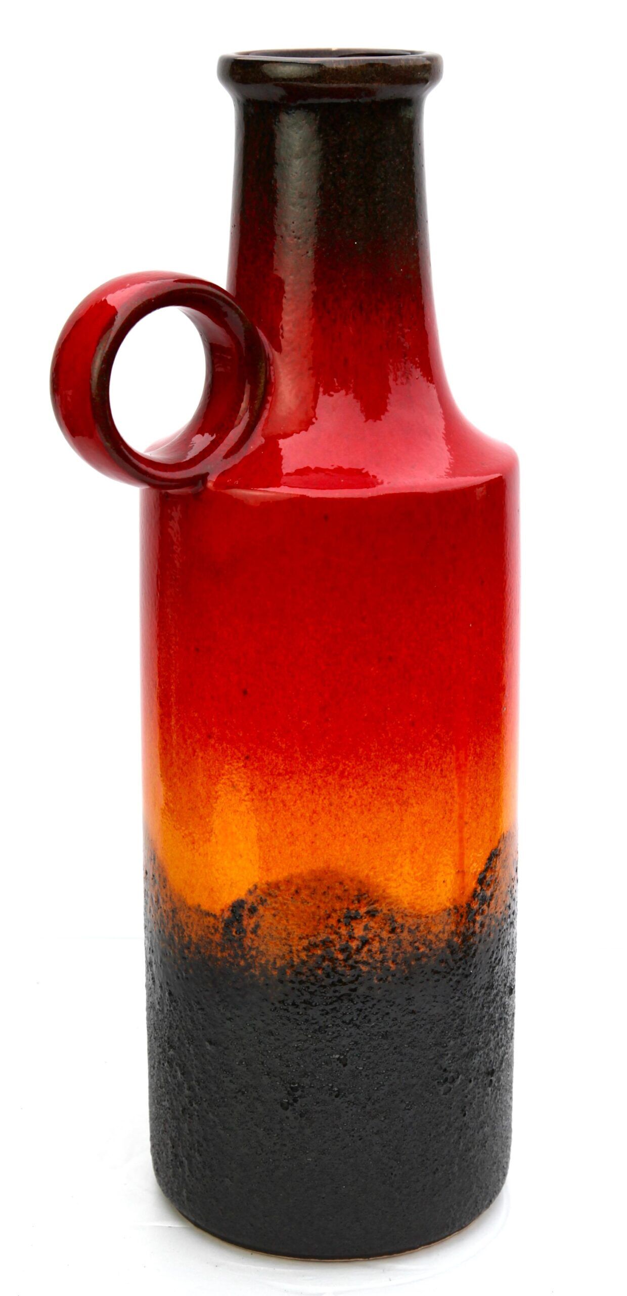 Set of 3 vintage vases, Scheurich, W-Germany, 1960