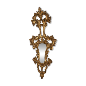 Miroir Italien en bois - feuille