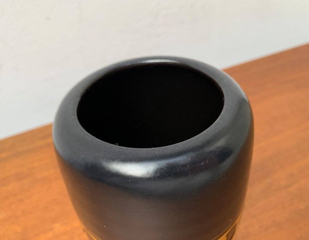 West German pottery vase from the mid-century by WGP of Dümler & Breiden, 1960s.