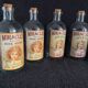 Lot de 8 flacons vintages
