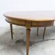 Louis XV round table + 3 extensions 115 cm max 2m50