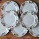 Service of 7 plates in earthenware