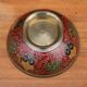 Decorative bowl in hammered brass, oriental style