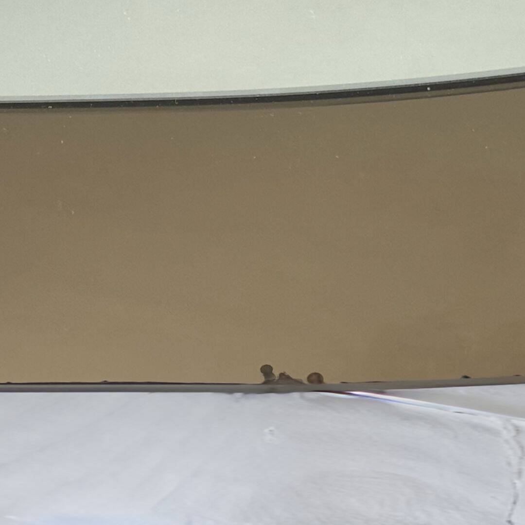 Vintage smoked mirror, 1970s