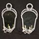 Paire de miroirs de style Louis XVI, XXème siècle