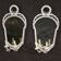Paire de miroirs de style Louis XVI, XXème siècle