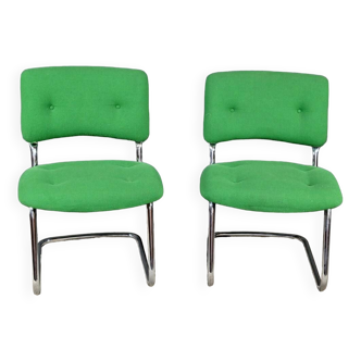 Pair of Chairs, attributed to Steelcase Strafor – 1970
