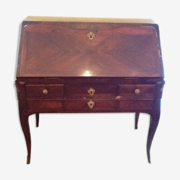 Office in slope of the period Louis XV inlaid rosewood