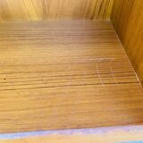 Scandinavian double-sided teak office 60s