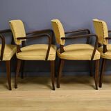 Set of 4 Bridge Armchairs, Art Deco – 1940