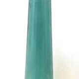 Vase verre bleu