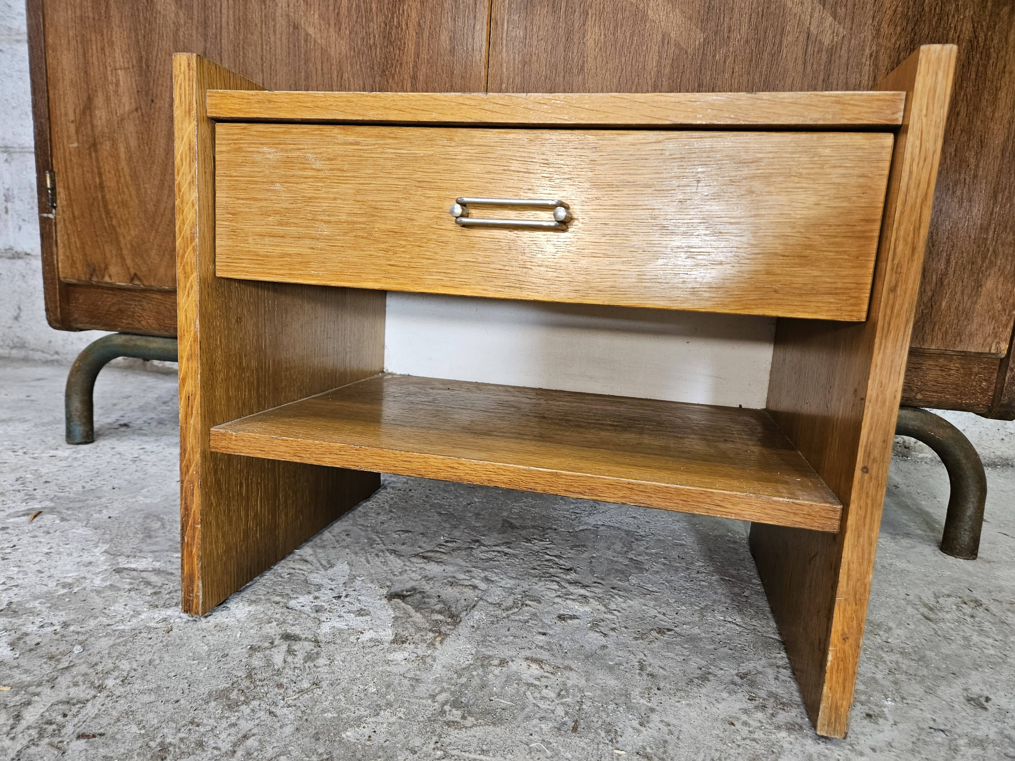 Scandinavian style bedside table 1960