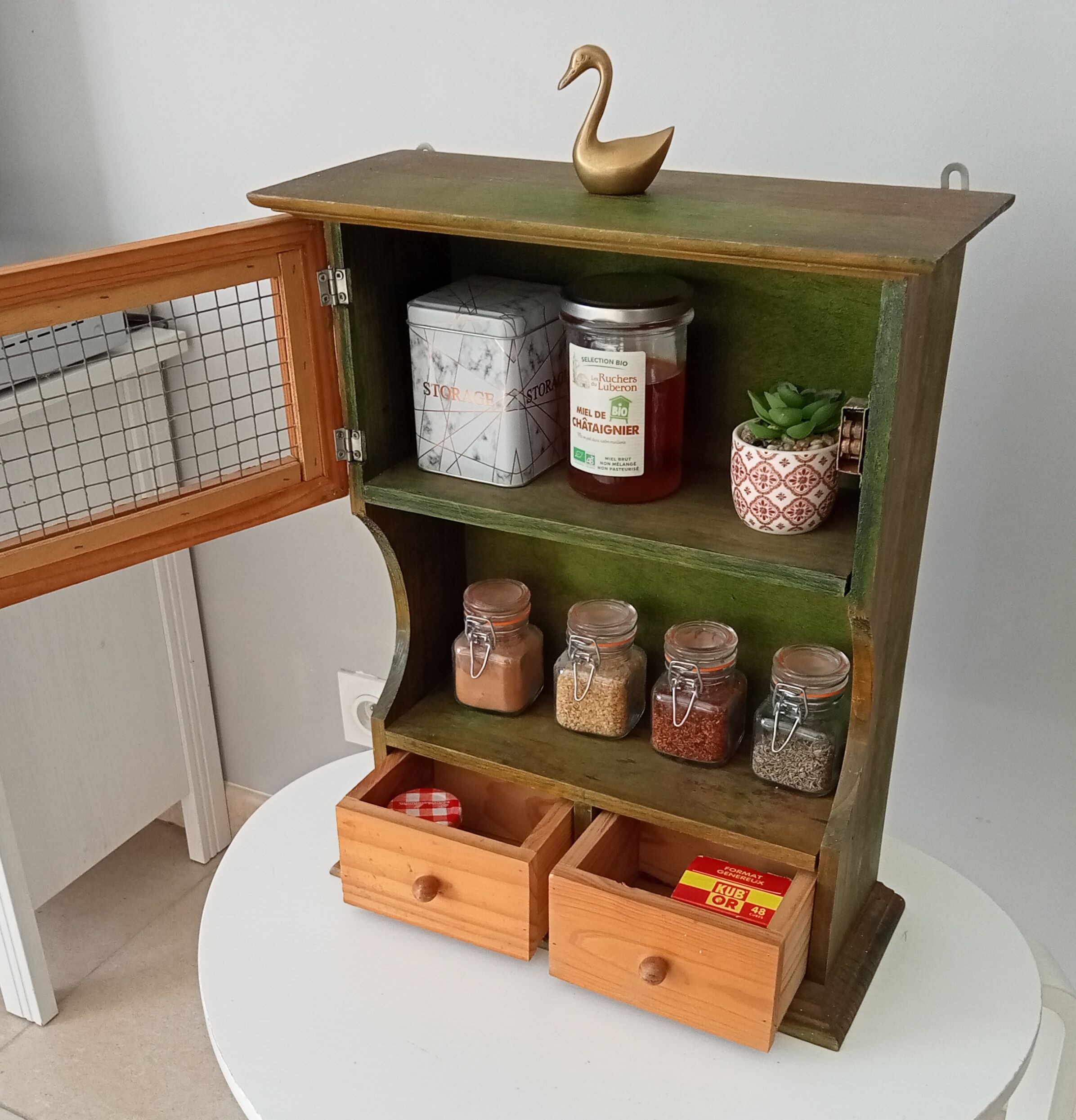 Vintage wall shelf