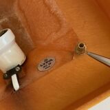 1 of 2 Bent Karlby Kvadrille wall table lamp for Lyfa, Denmark 1960s