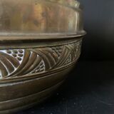Art Deco brass pot cache