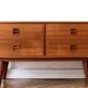 Chest of drawers, teak sideboard