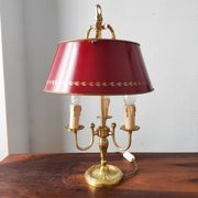 Lampe bouillotte 3 feux en bronze Maison Collange