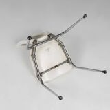 Chaise de salle à manger Gilac blanche vintage, années 1960