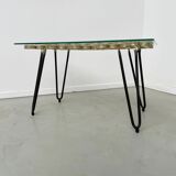 Coffee table 50s golden clover