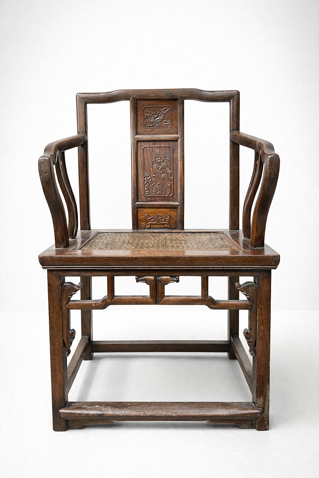 Chaises en Bois Hongmu, Chine, 1890s, Set de 2