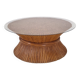 Table basse en bambou en forme de gerbe de blé par McGuire, États-Unis, vers 1970
