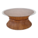 Table basse en bambou en forme de gerbe de blé par McGuire, États-Unis, vers 1970