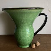 XXXXL glazed earthenware vase by Etienne Noel in Dieulefit, 1950
