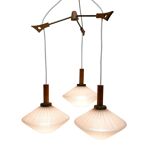 Glass hanging lamp, 1960s