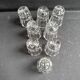 8 Liqueur Glasses – Blown and Cut Crystal