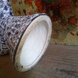 Ceramic scum three-branched lava candlestick