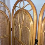 Vintage rattan screen excellent condition 1970